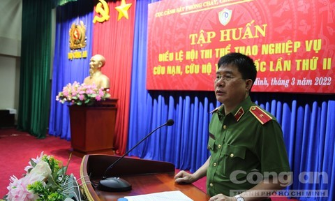 Tập huấn điều lệ và công tác trọng tài của Hội thi thể thao nghiệp vụ CNCH toàn quốc